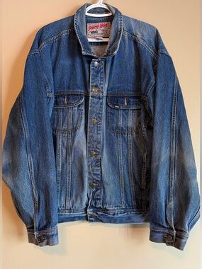 Vintage 90’s MWG Storm Rider Heavy 100% Cotton  Western Trucker Jacket